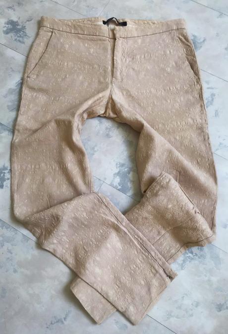 Luxusné 7/8 nohavice, zara,m