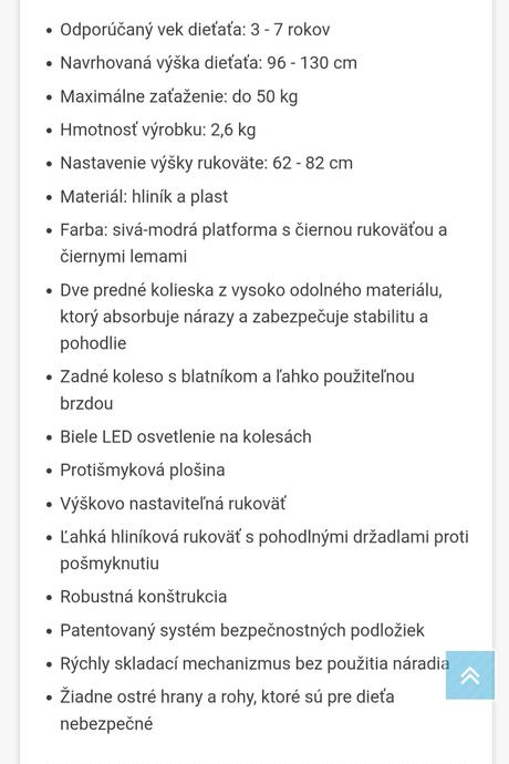 Kolobezka/odrazadlo scoot and ride,