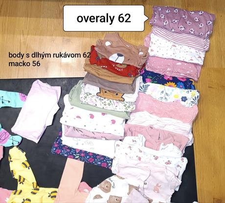 85 ks dievčatko mix oblečenia od narodenia, 50–62