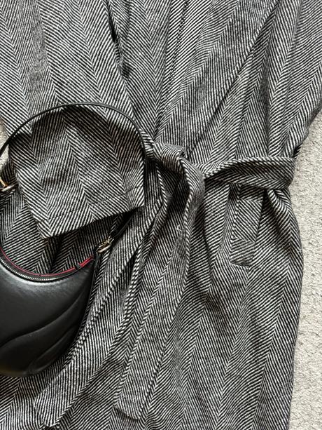 Dámsky dlhý kabát, s