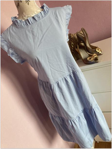 Modré šaty zn.shein - veľkosť xl, xl