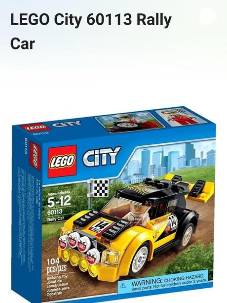 Lego city 60113 rally car, 