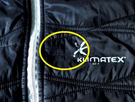 Mikina na zips zn. klimatex, v. l, čierna/šedá, l