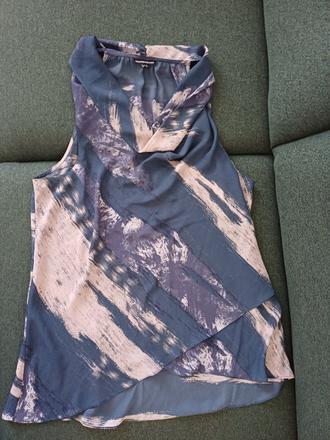 Modro-biela bluzka/tielko, warehouse,40