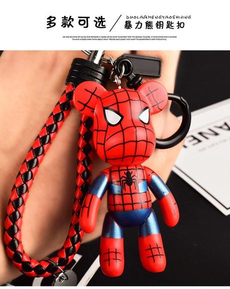 Klucenka macko spiderman,