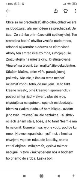 Mám pokračovať v písaní poviedok?