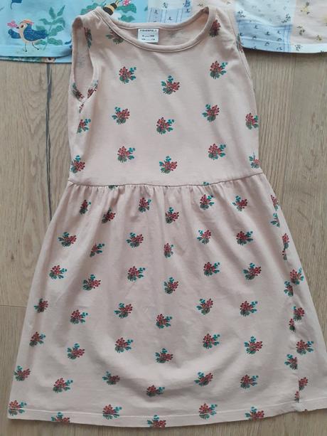 3x letné šatočky, h&m,128