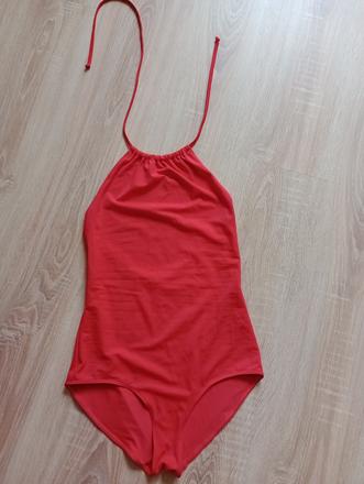 Žiarivé červené plavky, m