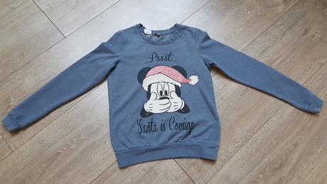 Modrá "mickey" mikina xs, disney,xs