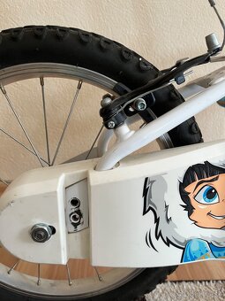Detský bicykel,  kolobežka, chrániče topánok, 16