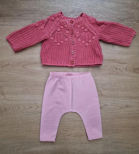 Tepláčky next + svetrík fox&bunny, 0-3 m, fox & bunny,56