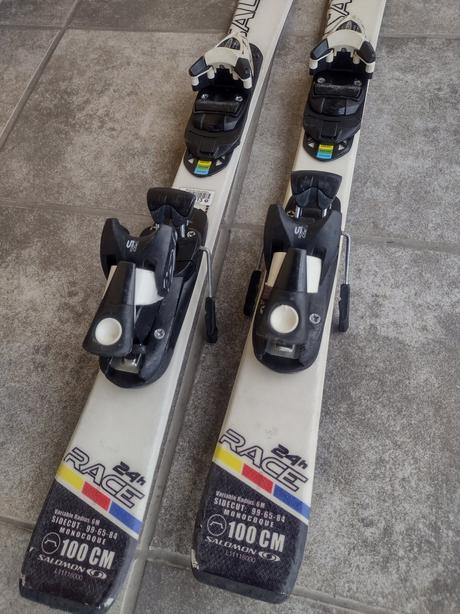 Lyže a lyžiarky salomon, salomon,100-109 cm