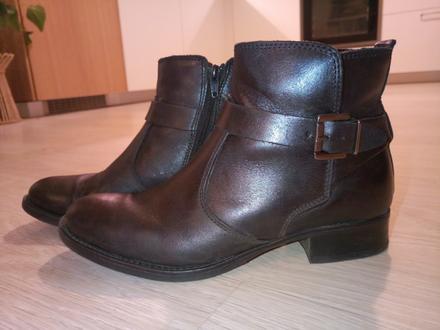 Kožené topánky čierne (zimné), 38