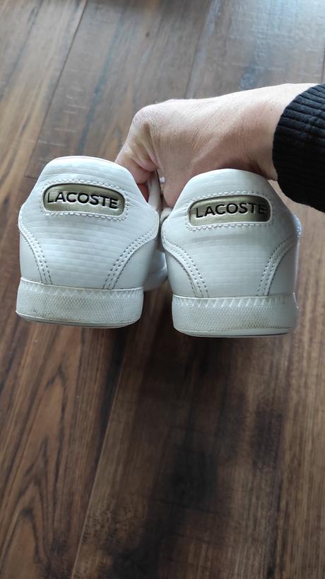 Kožené tenisky lacoste, lacoste,37
