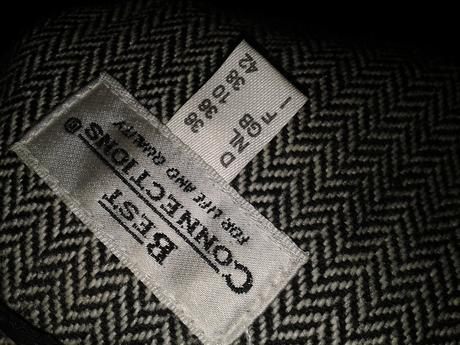 Tvídové sako s výšivkou veľ. 38, 38