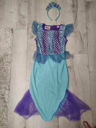 Karnevalový kostým morská panna, veľ.122/128, lupilu,122