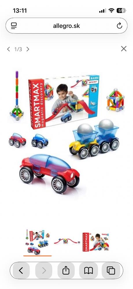 Smartmax magneticka zavodna draha, 