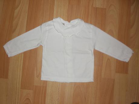 Biele tričko s límčekom, der bär, 74