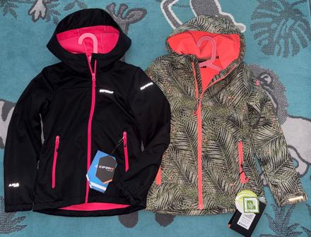 Softshellová bunda icepeak a killtec v.140 nové, 140
