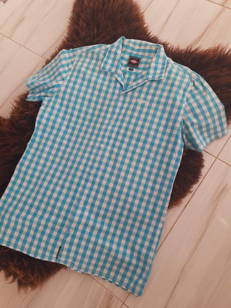 Pánska košeľa s krátkym rukávom lee cooper, lee cooper,xl