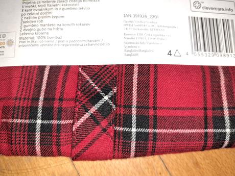 Cervena karovana kosela 34, esmara,34 / xs