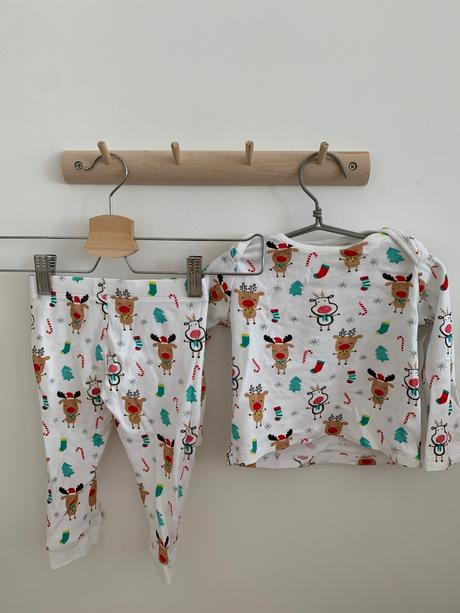 Pyžamo vianočné, f&f,80