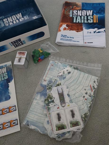 Spoločenská hra psie záprahy - snow tails,