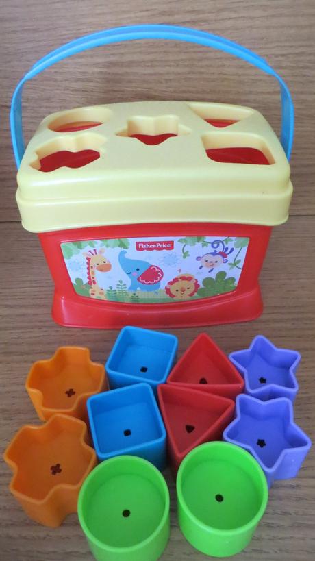 Vkladacka vedierko fisher price, 