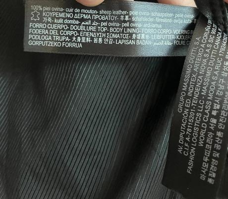 Massimo dutti luxusná kožená dámska bunda m, m