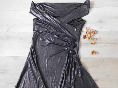 Šaty krástke pružné do leskla 40v, m, m