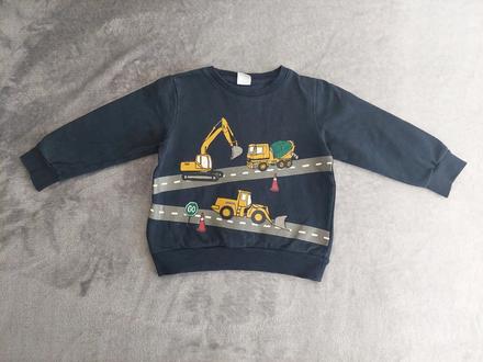 Detská mikina "stavebné stroje" zn.lindex veľ.98, lindex,98