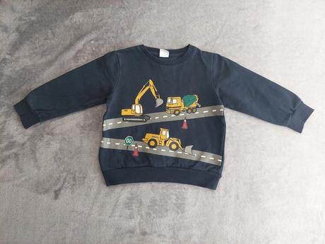 Detská mikina "stavebné stroje" zn.lindex veľ.98, lindex,98