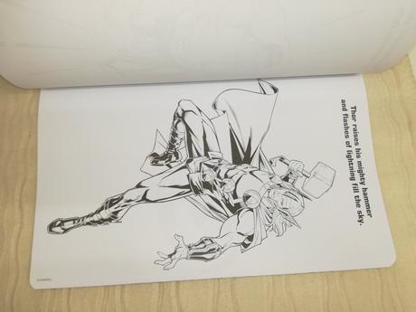 Marvel avengers colouring fun + stickers,