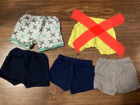 Šortky 4 ks, jacky,74