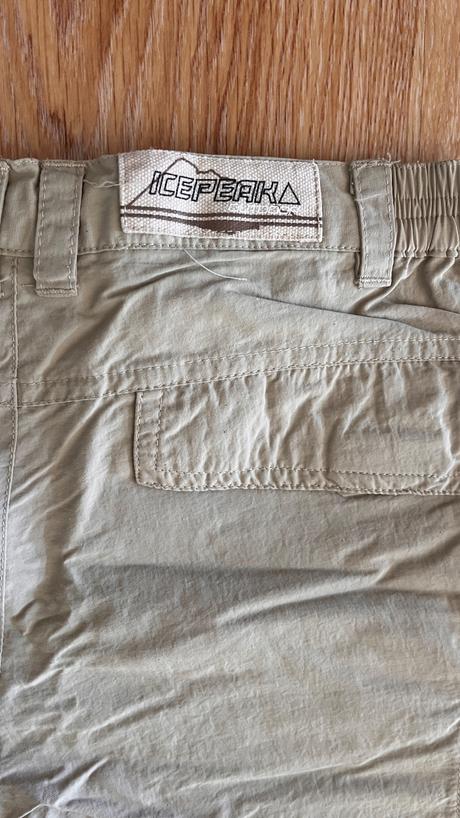 Turistické odzipsovacie nohavice č.140 zn. icepeak, 140