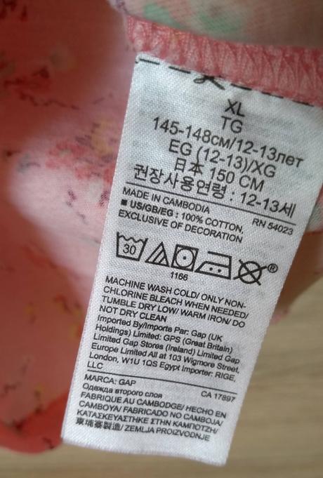 Letný overal gap, gap,146