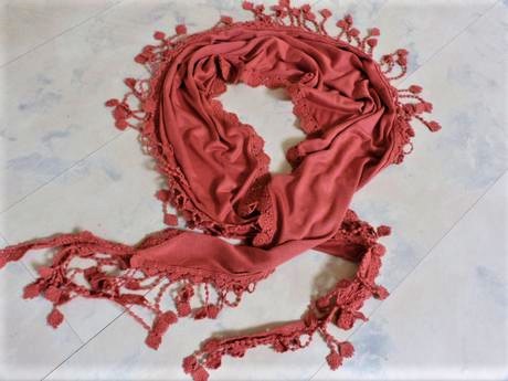 Bavlnená šatka na krk, l