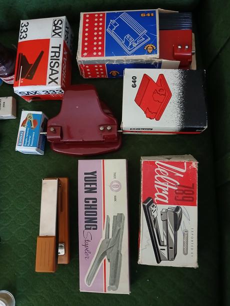 Retro kancelárske potreby 70 - 80 roky,