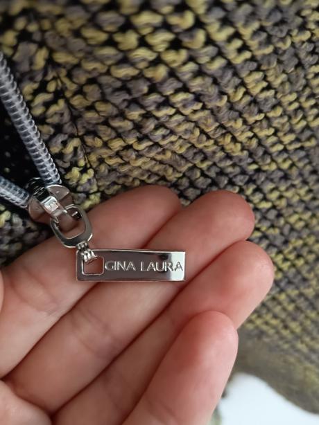 Dámsky sveter na zips, gina,m