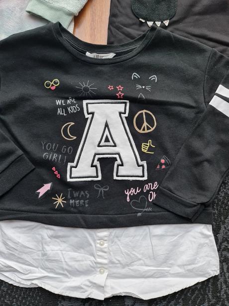 Balíček zn. h&m pre dievčatko, top stav, veľ. 6-8, h&m,128