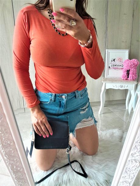 Tehlové tričko-m, m