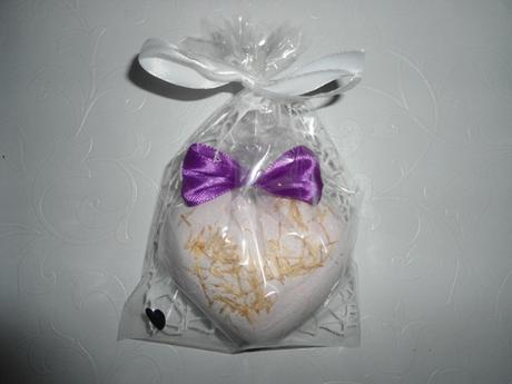 Šumivky do kúpeľa xl srdiečko v darčekovom balíčku,