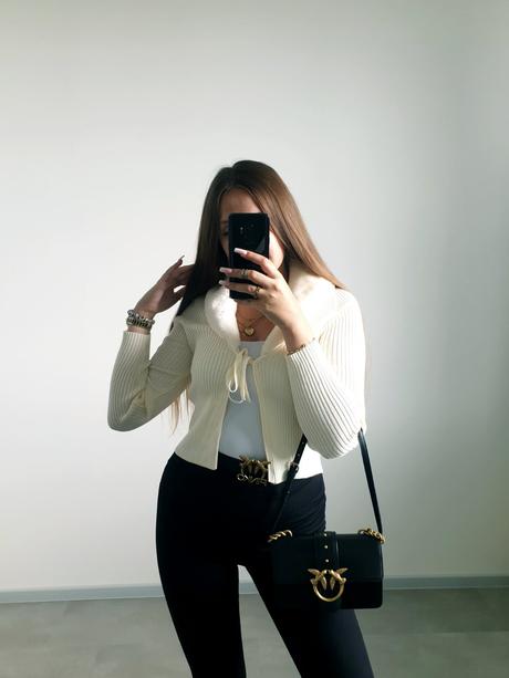 Svetrík s kožušinkou s/m, tally weijl,s