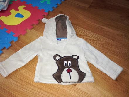 Hrubá flisova mikina, lupilu,74