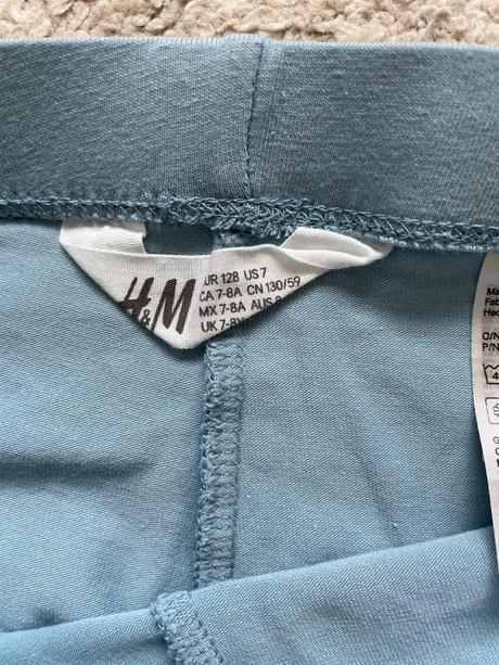 Leginy 3/4, h&m,128