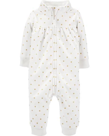 Teplý mikroflísový overal carter's usa, carter's,80 / 86