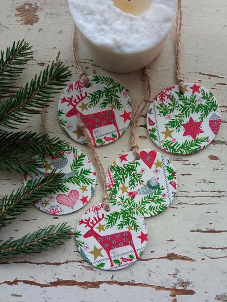 Vianočná dekorácia- vianoce 4ks,