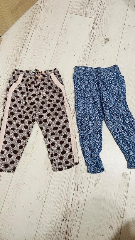 Letné nohavice 98 2ks, h&m,98