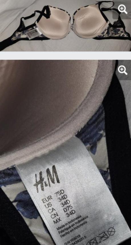 Podprsenka v.75d, h&m,75d