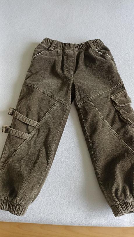 Podšité menžestrové nohavice veľ. 116, 116